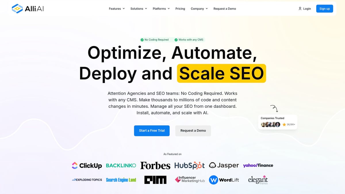 Top 8 SEO Automation Tools to Streamline Your Workflow in 2025 - Alli AI