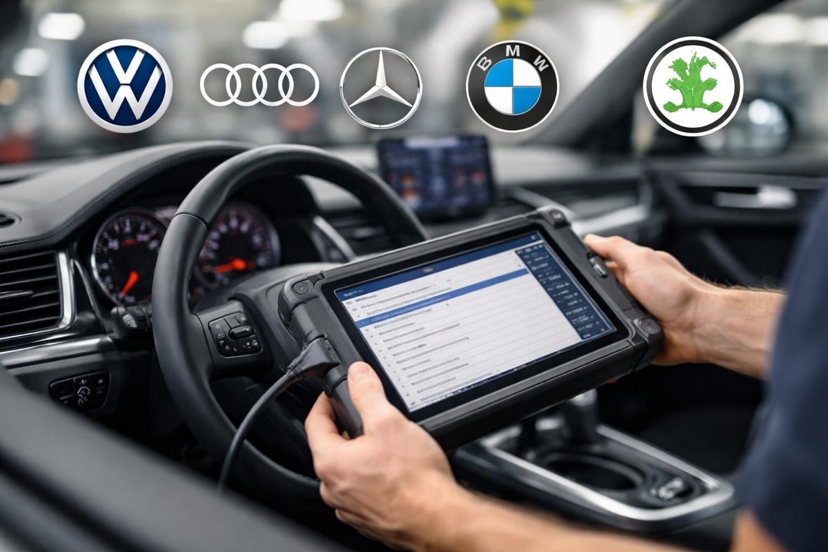 European car diagnostic process