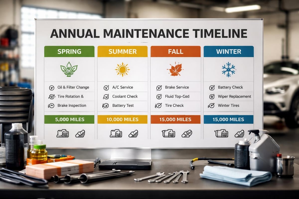 European car maintenance schedule