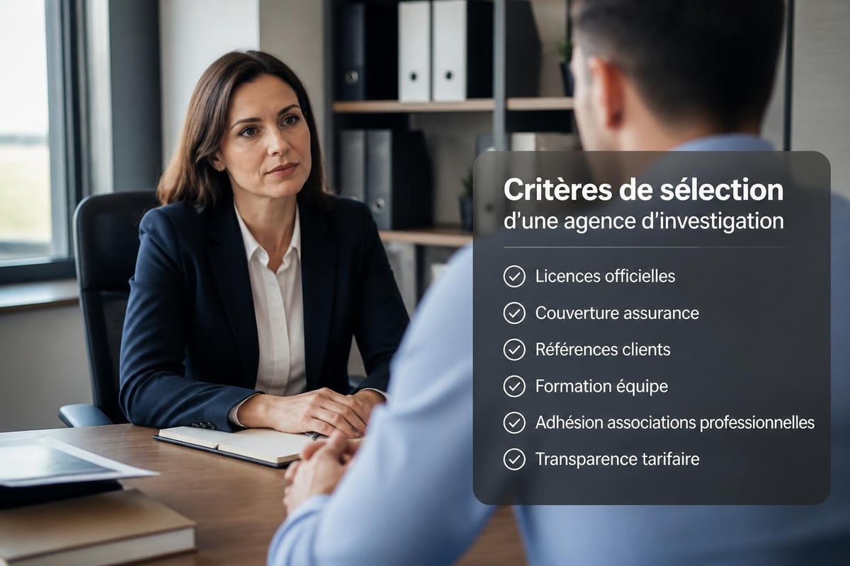 Choix d'un détective professionnel