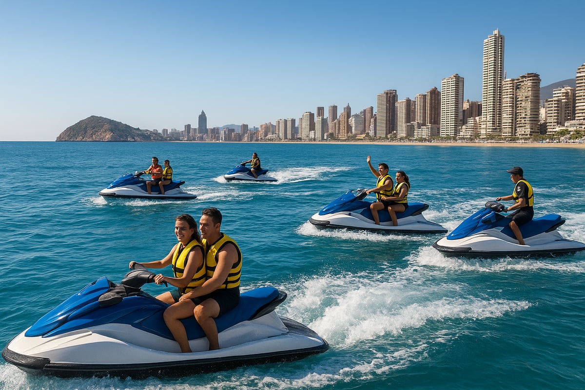 Motos de Agua Benidorm - article 0bd1a6d2 ac5a 4995 8cb fotografia realista y de alta calidad de varias mo 1 80whpb Tipos de Alquiler de Motos de Agua en Benidorm