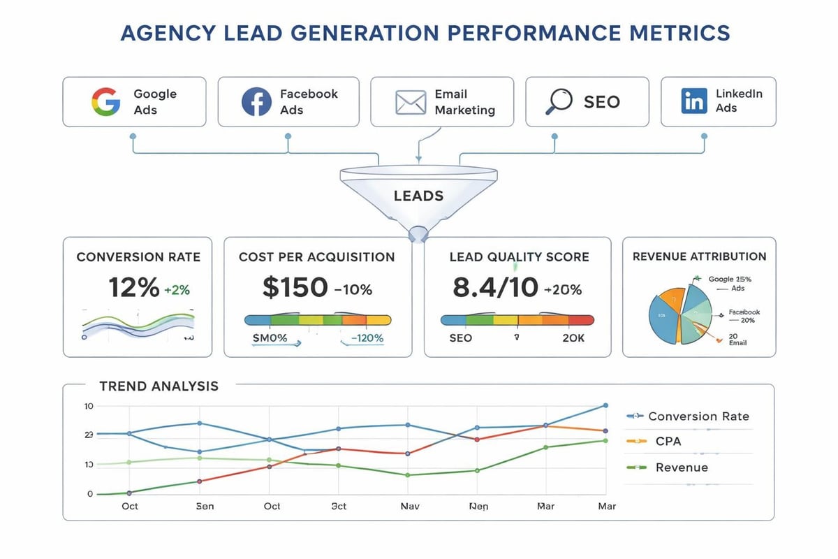Lead generation optimization dashboard