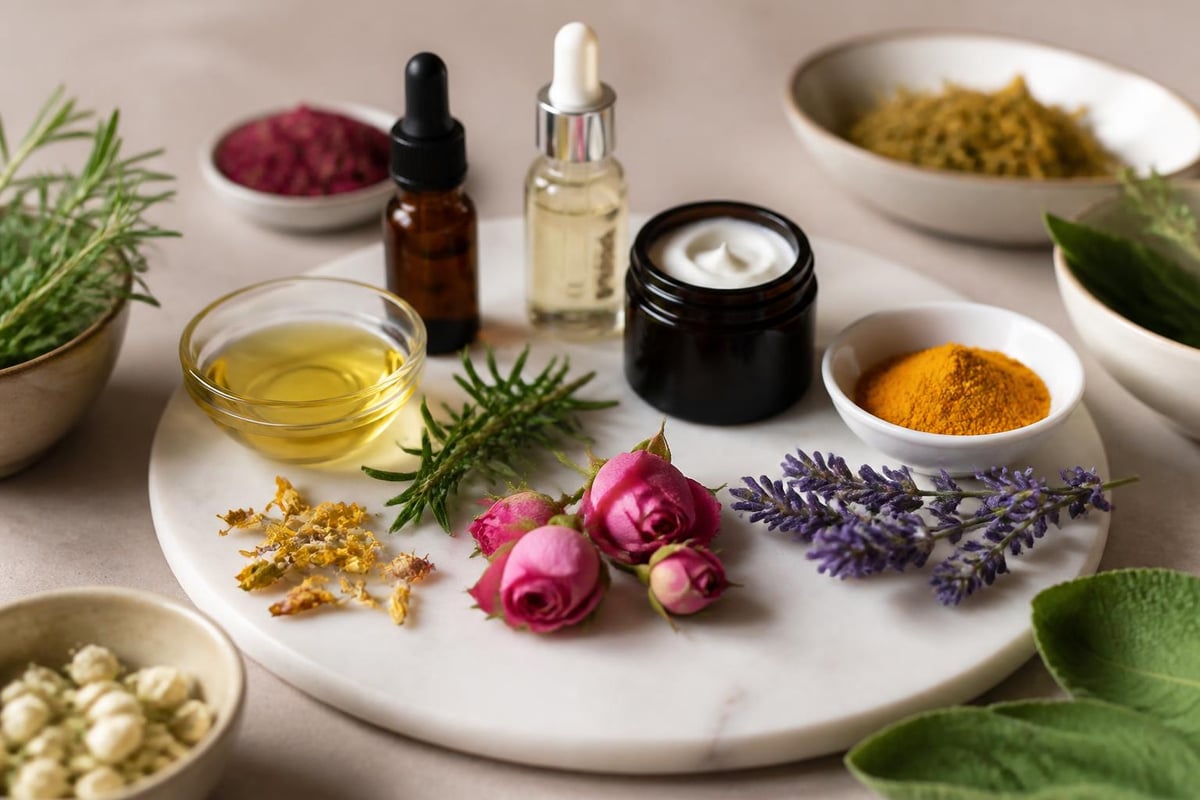Plant-based skincare ingredients