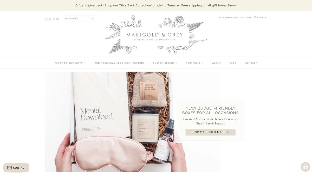 7 Heartwarming Care Packages for Friends to Send in 2026 - Marigold & Grey: Luxe Self-Care Gift Boxes