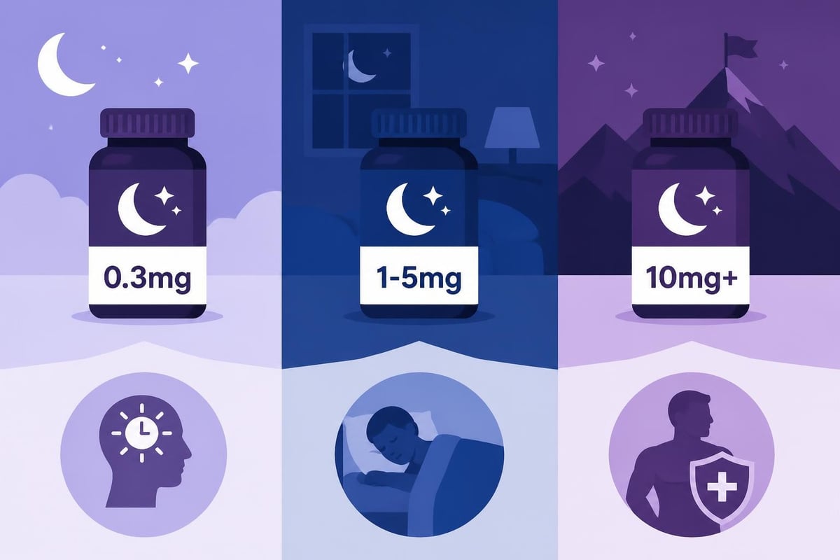 Melatonin dosage spectrum