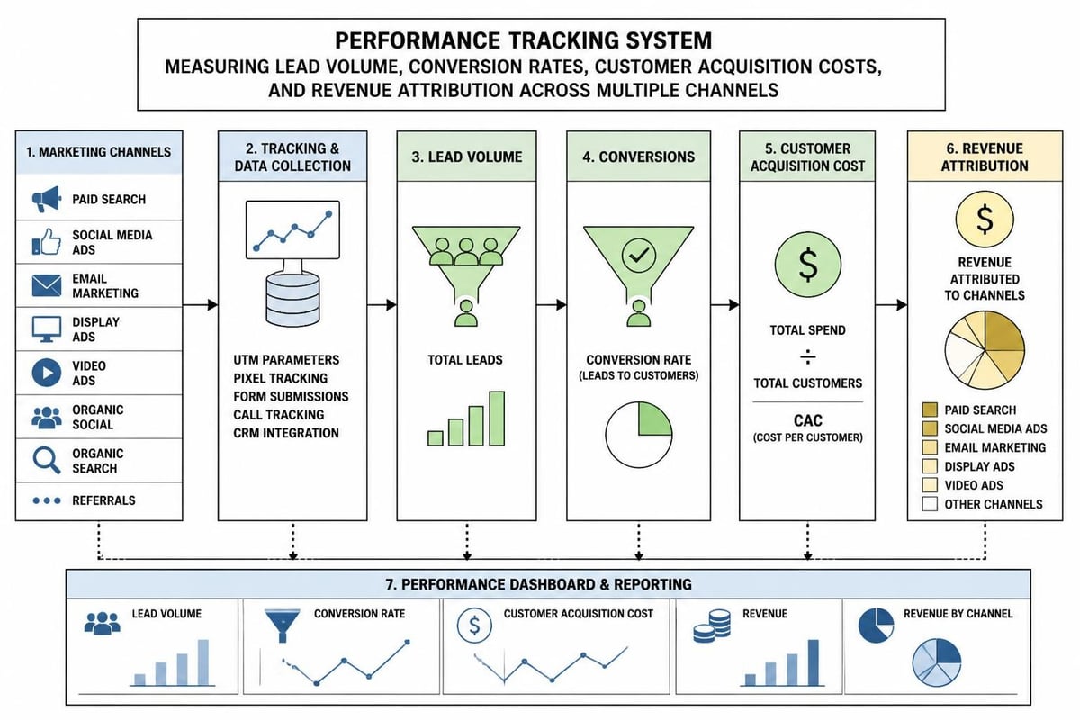 ROI dashboard metrics