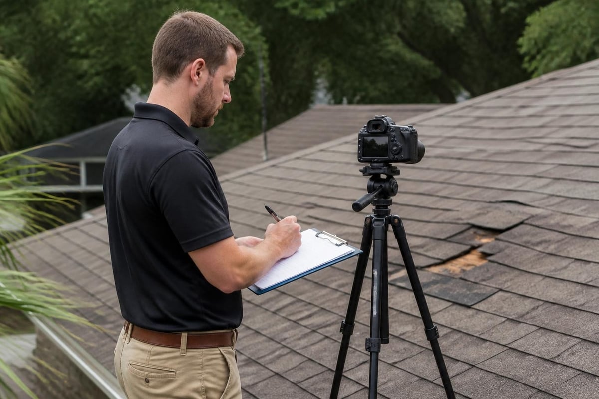 Roof inspection documentation methods