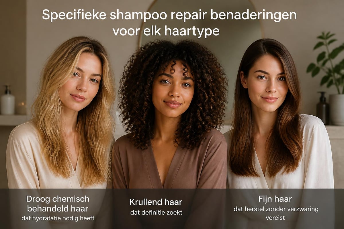 Verschillende haartypes