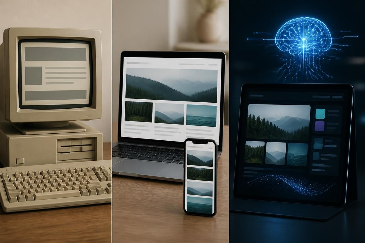 Evolution des Webdesigns
