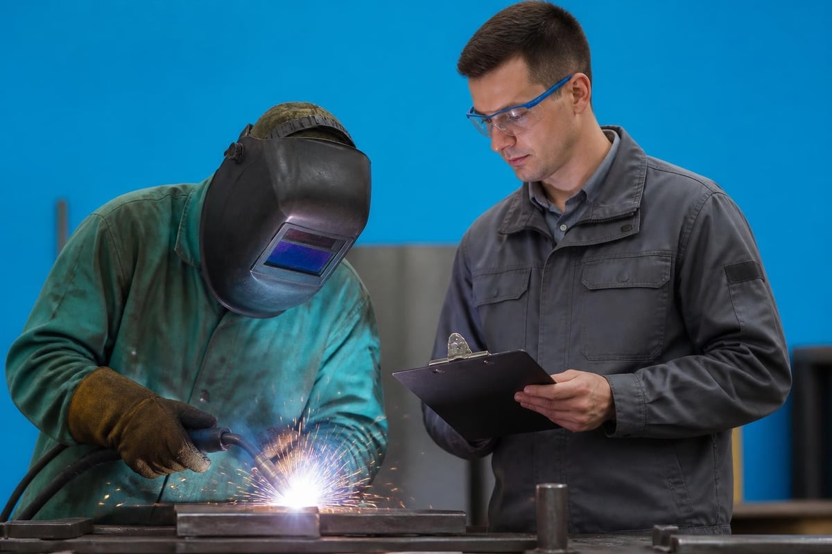Industrial staffing verification process