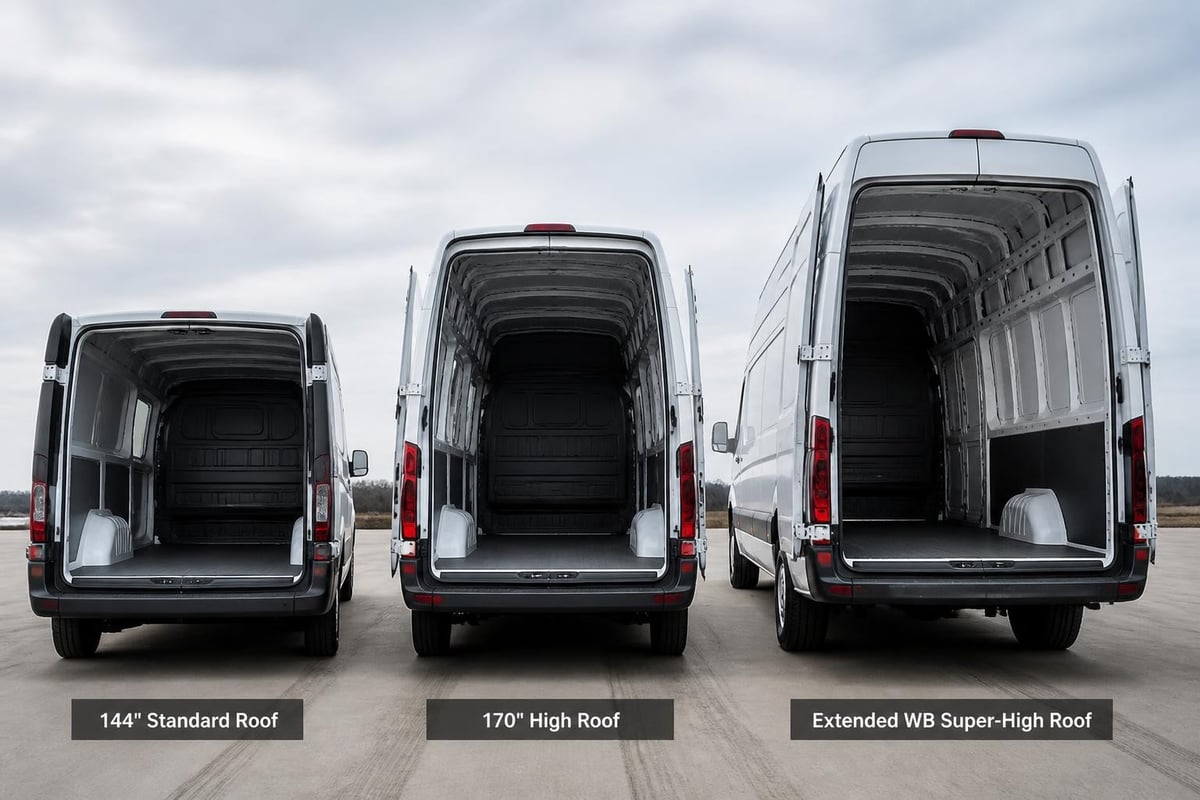 Sprinter van configurations