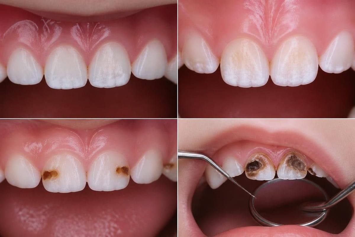 Cavity development stages
