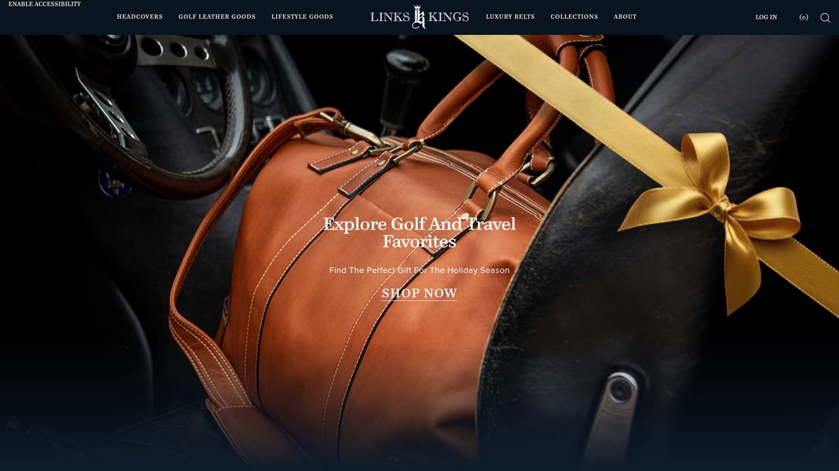 7 Best Leather Golf Ball Bag Picks for Stylish Golfers 2026 - Links & Kings Classic Leather Ball Bag
