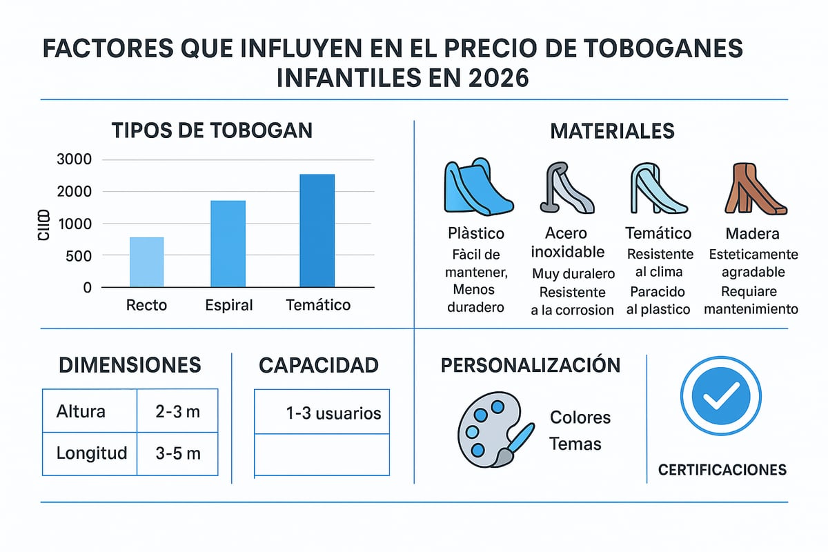 Factores que Influyen en el Precio de Toboganes Infantiles