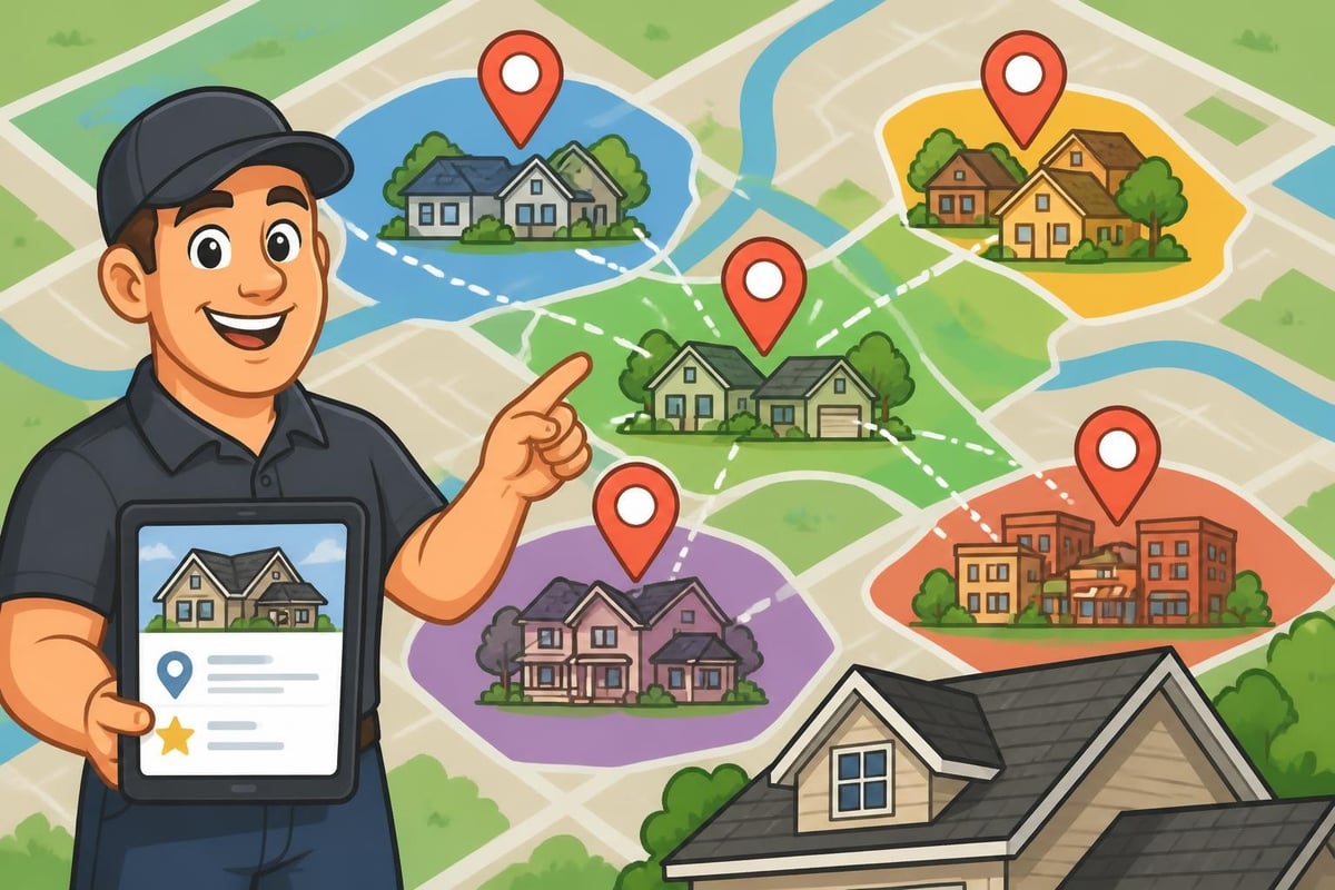 Local SEO targeting for roofing contractors