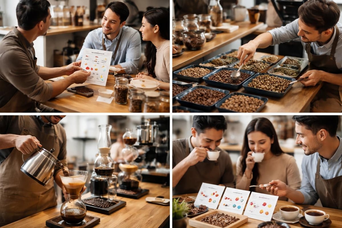 Personalized coffee tasting experience