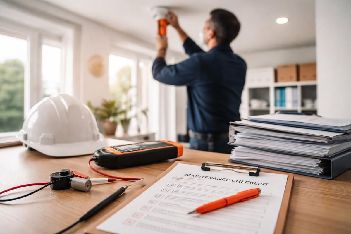 Fire alarm maintenance schedule