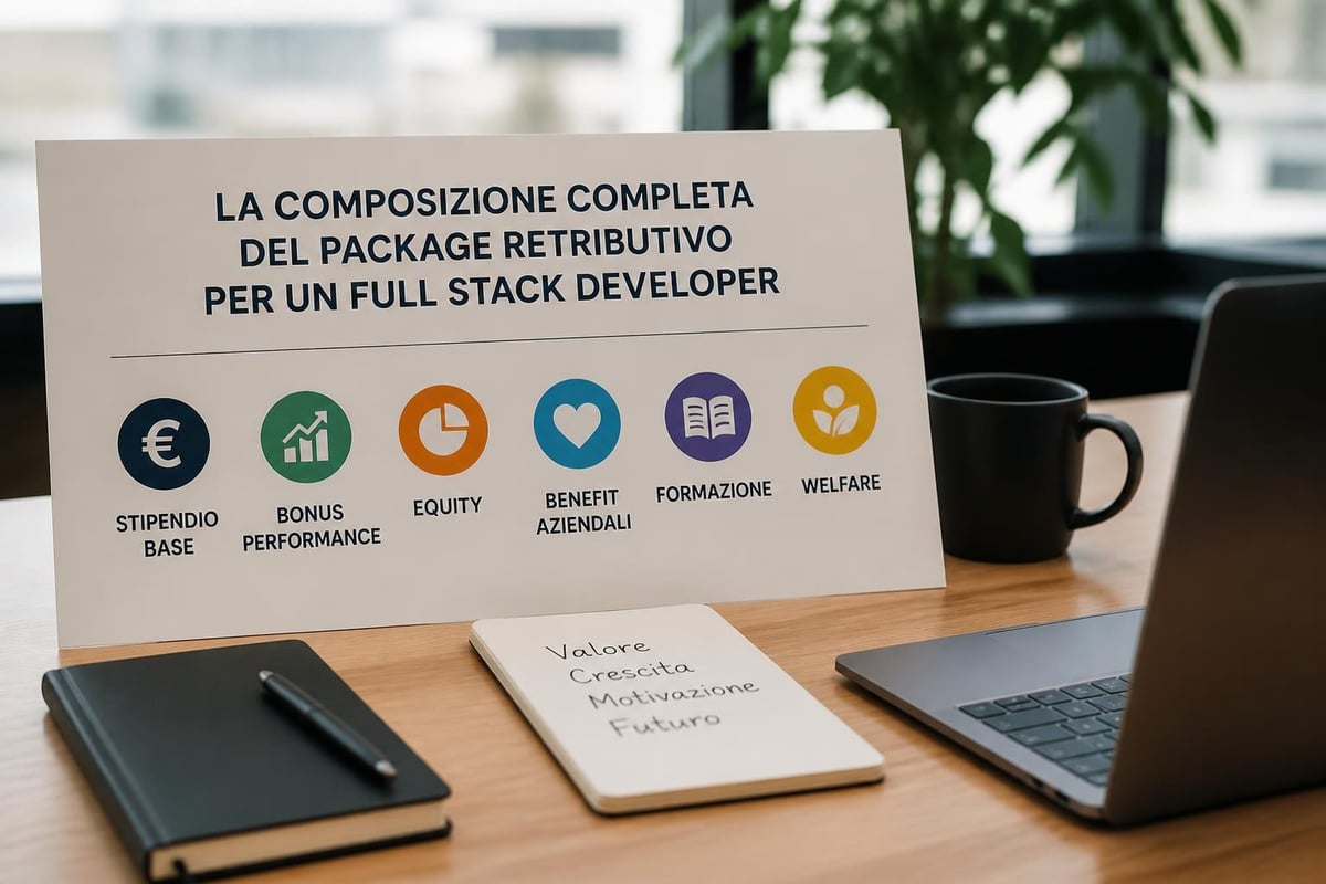 Componenti package retributivo full stack developer