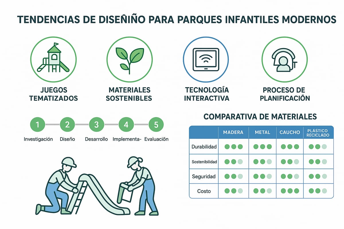Diseño y Construcción de Parques Infantiles Modernos