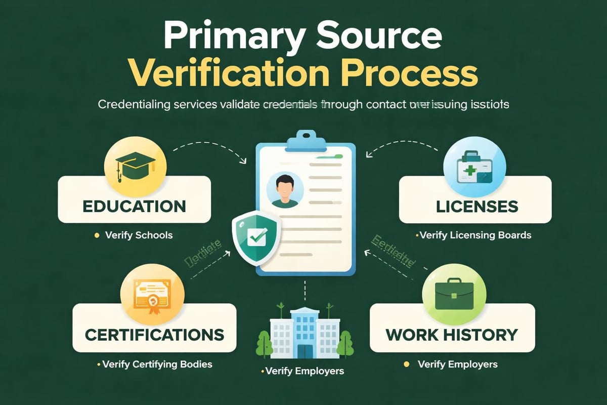 Credentialing documentation workflow