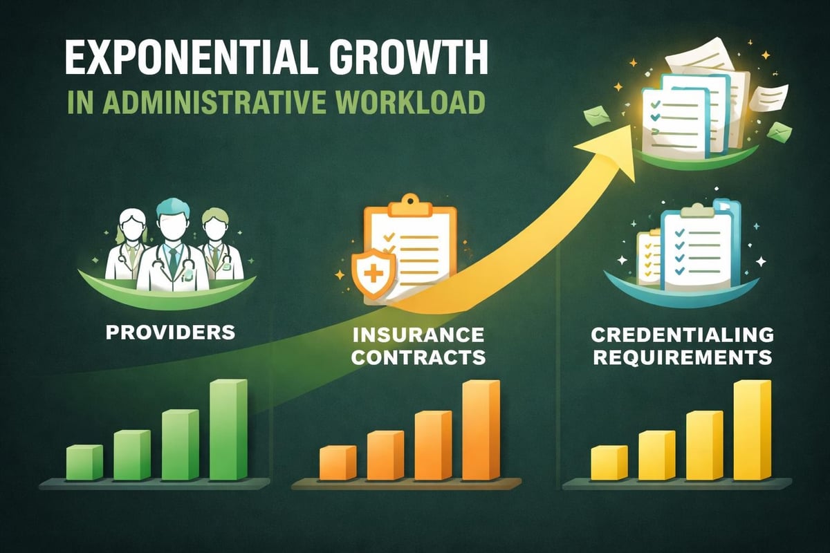 Credentialing complexity matrix