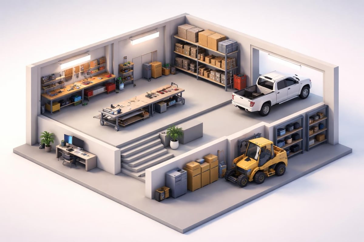 40x60 steel building floor plan