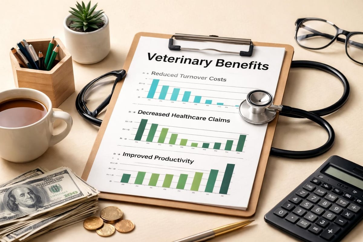 ROI calculation for veterinary benefits programs