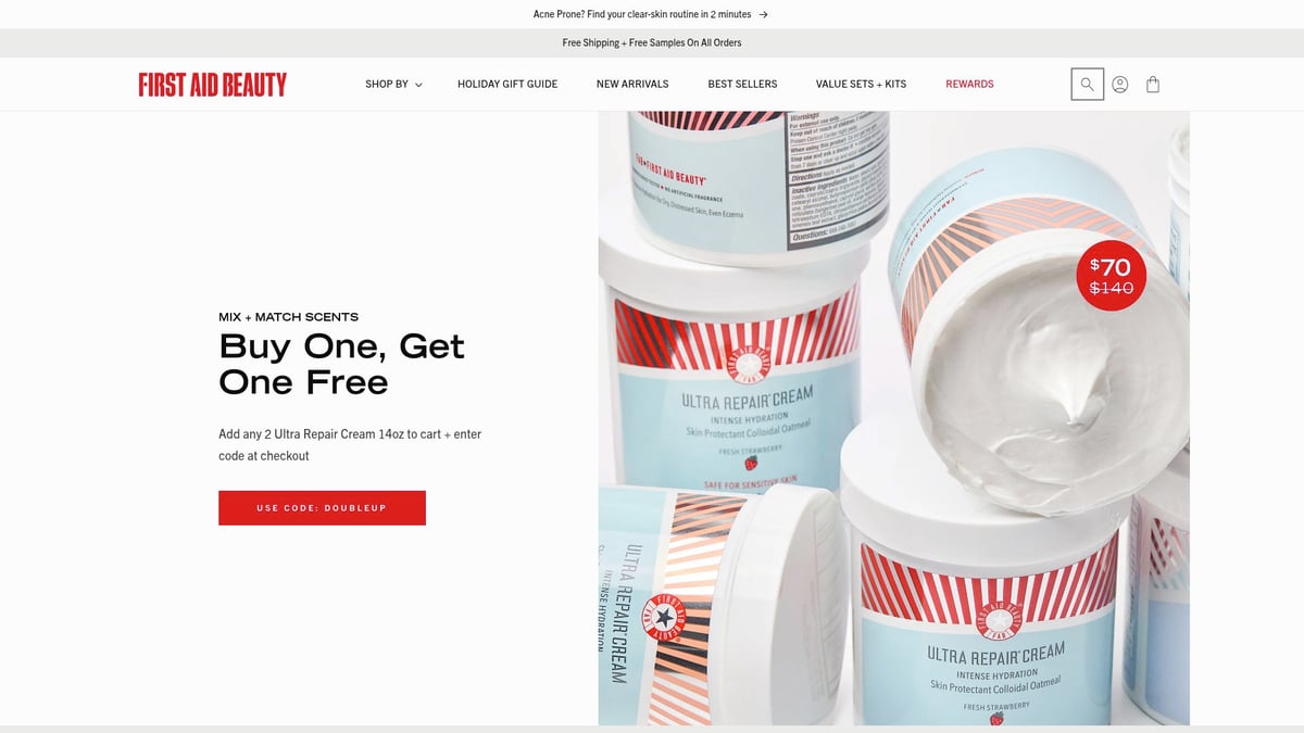 9 Essential Dry Sensitive Skin Care Products for 2025 - First Aid Beauty Ultra Repair Cream