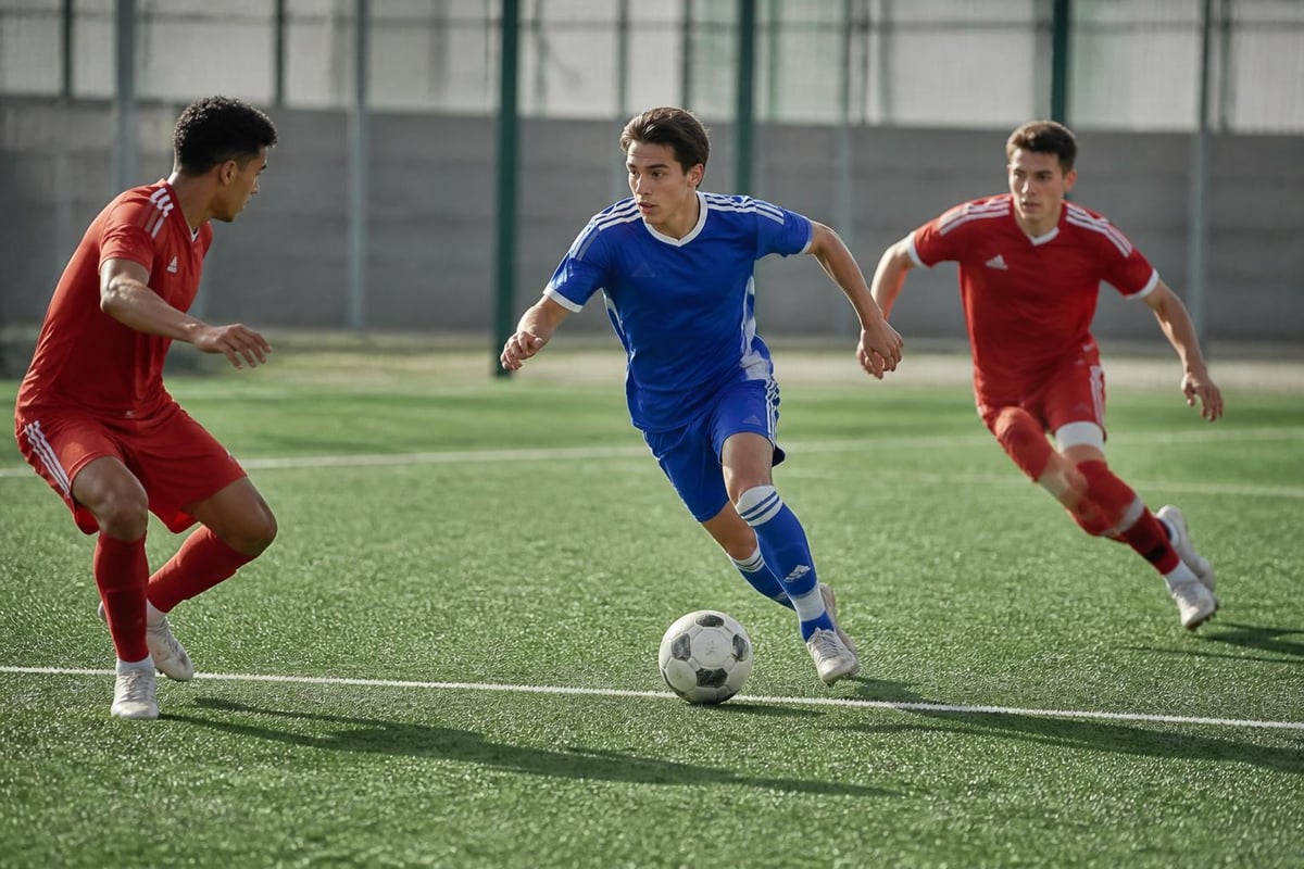 Four components of soccer speed