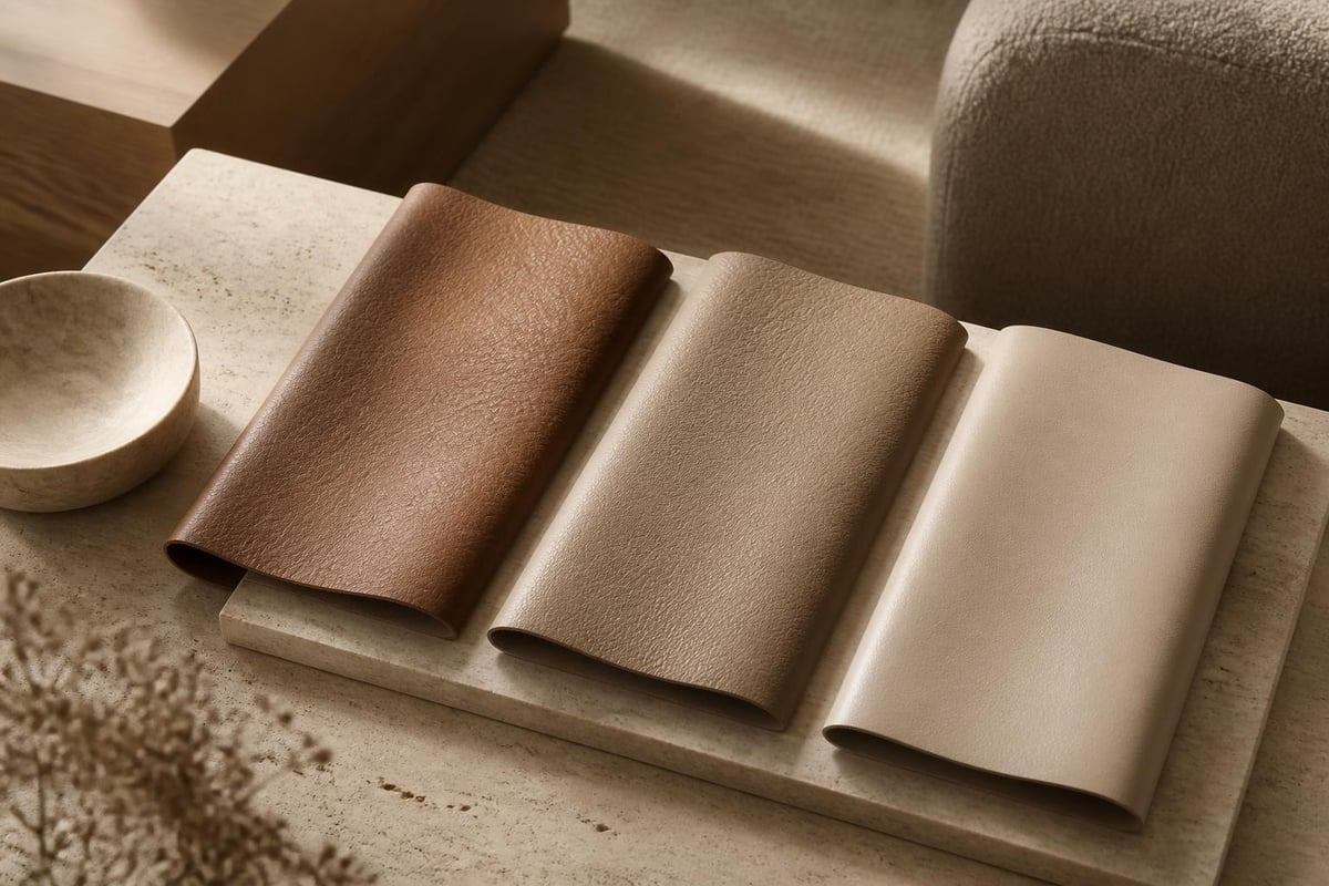 Leather finish types comparison