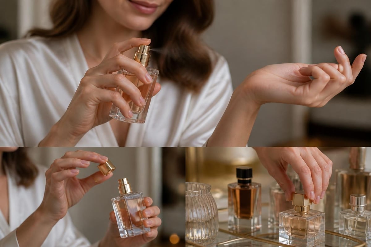 Parfum Anwendung