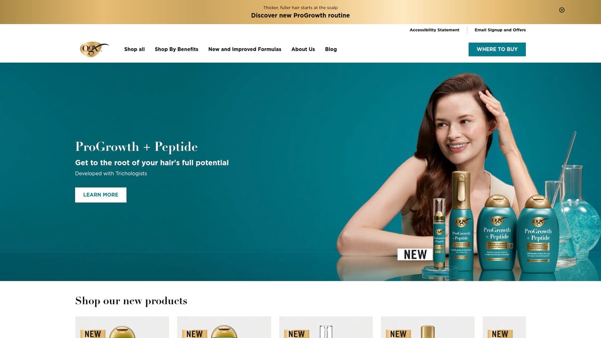 9 Must-Try Natural Volumizing Shampoo Picks for 2026 - OGX Biotin & Collagen Shampoo