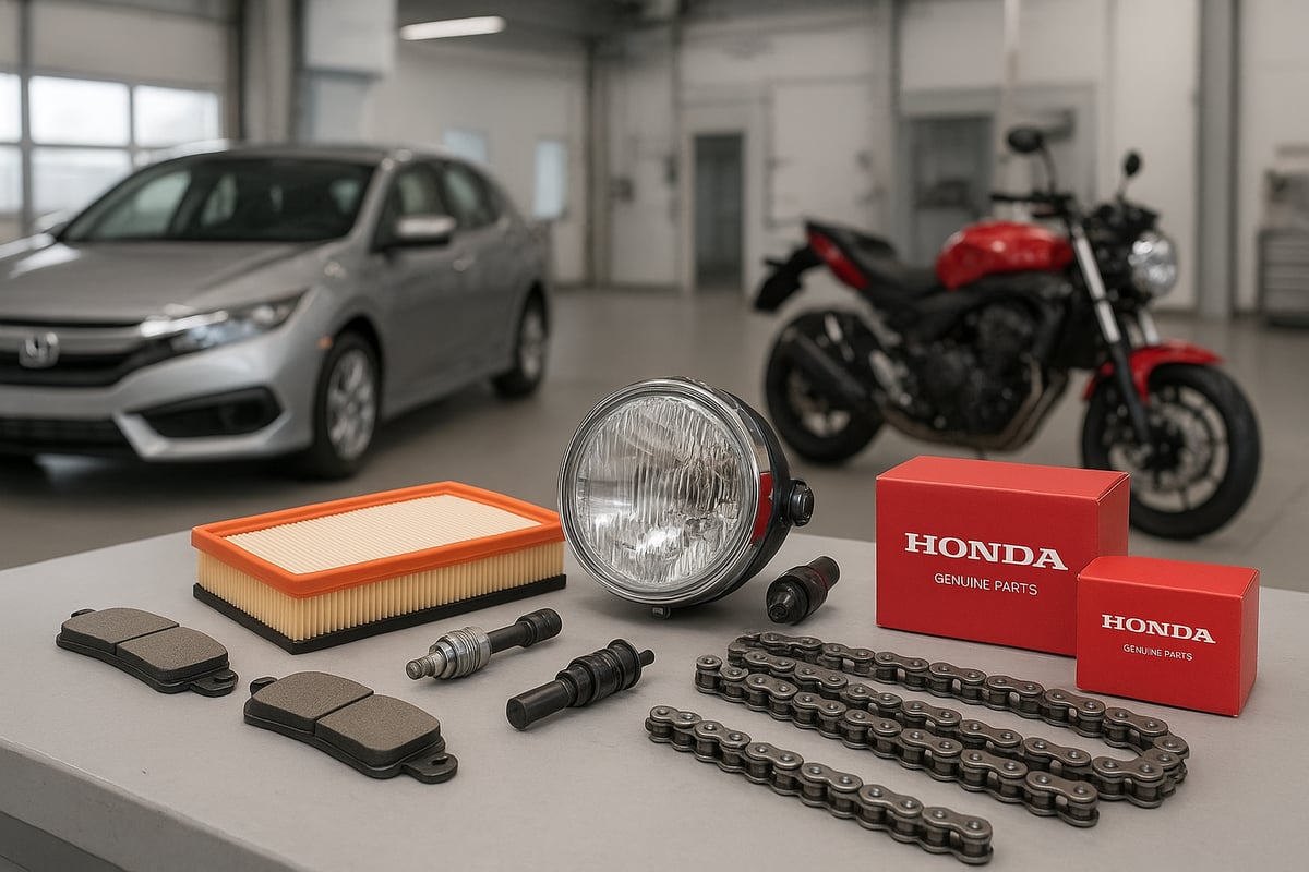 Die wichtigsten Honda Ersatzteile für Einsteiger