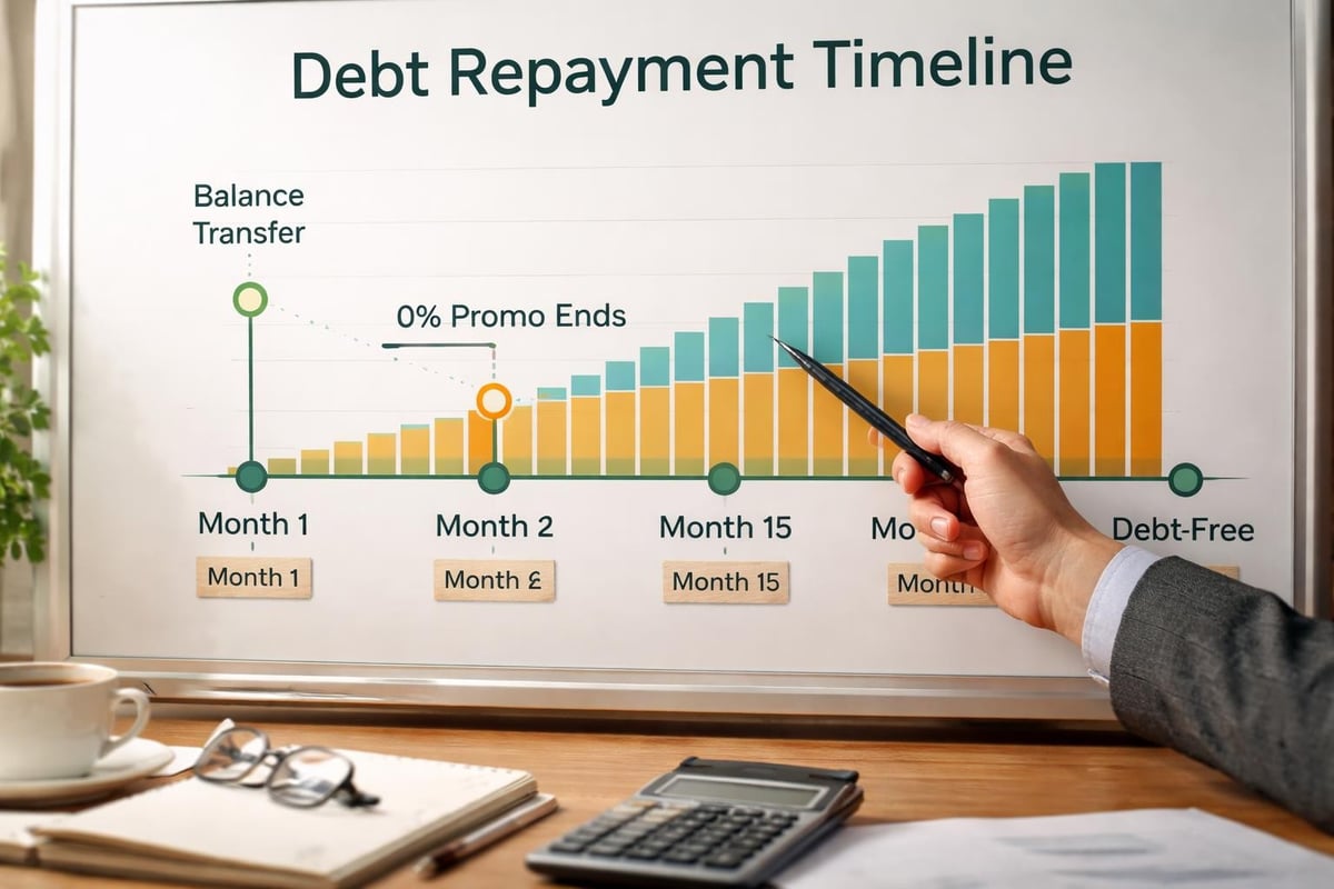 Debt repayment timeline