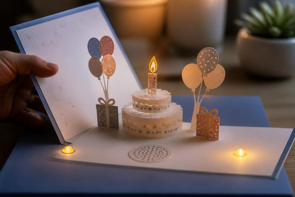 Interactive card features