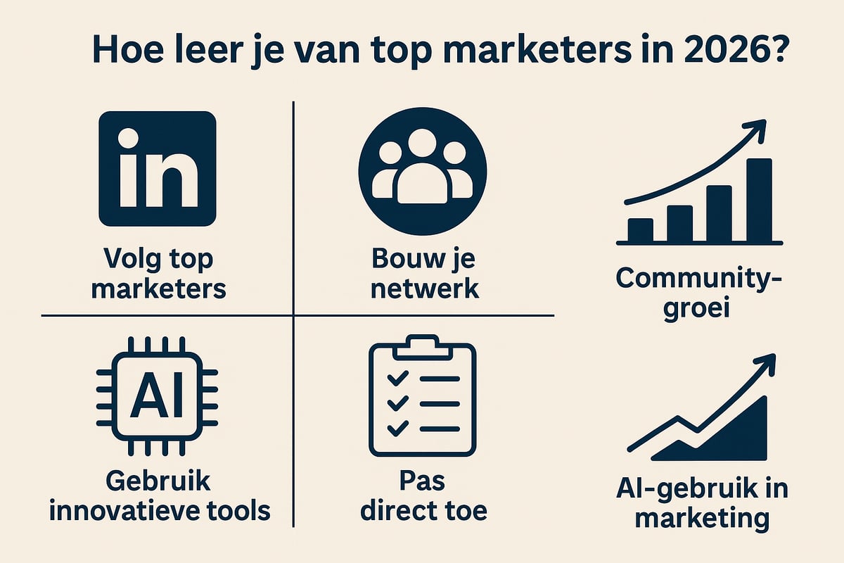 Hoe Volg Je Deze Marketeers en Leer Je van Hun Succes?