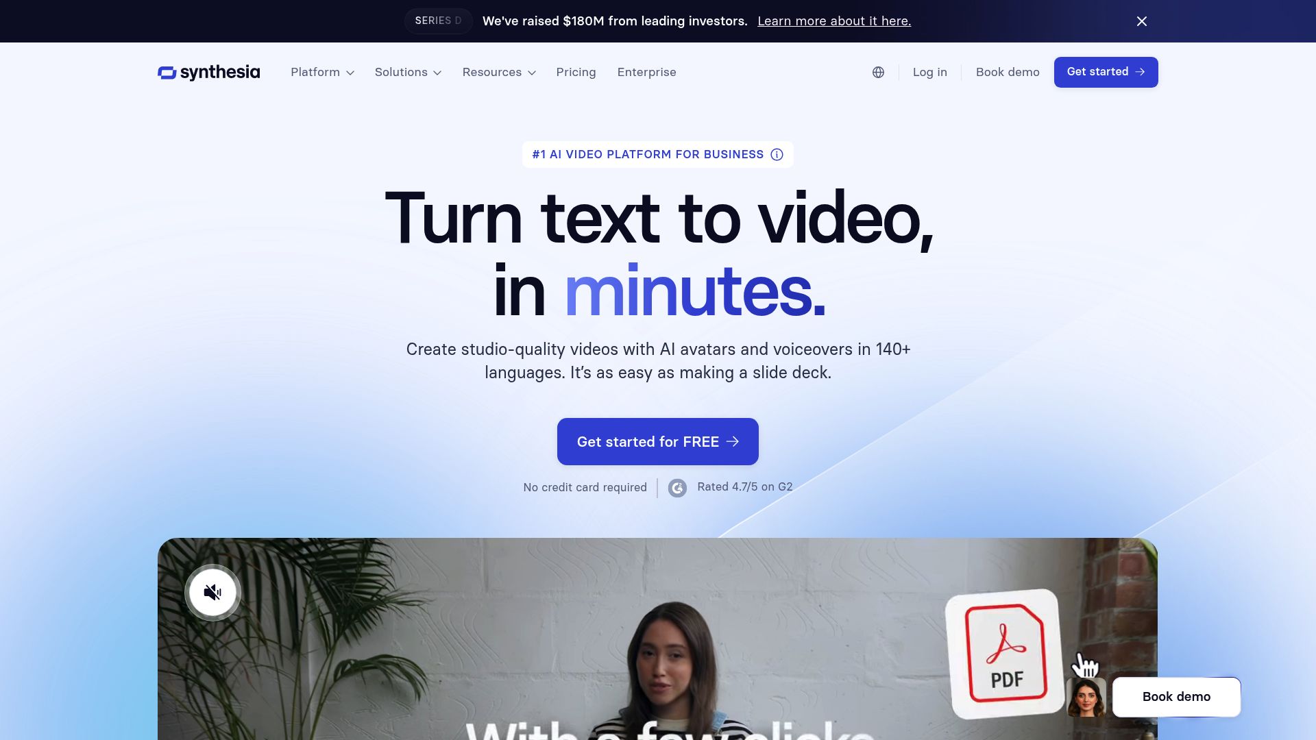 10 Must-Try Content Creation AI Tools for 2025 - Synthesia