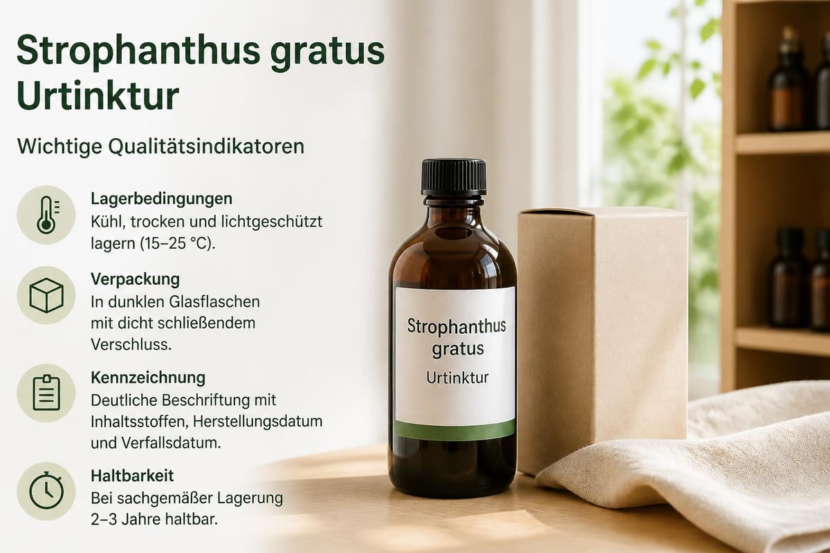 Qualitätskriterien Urtinktur