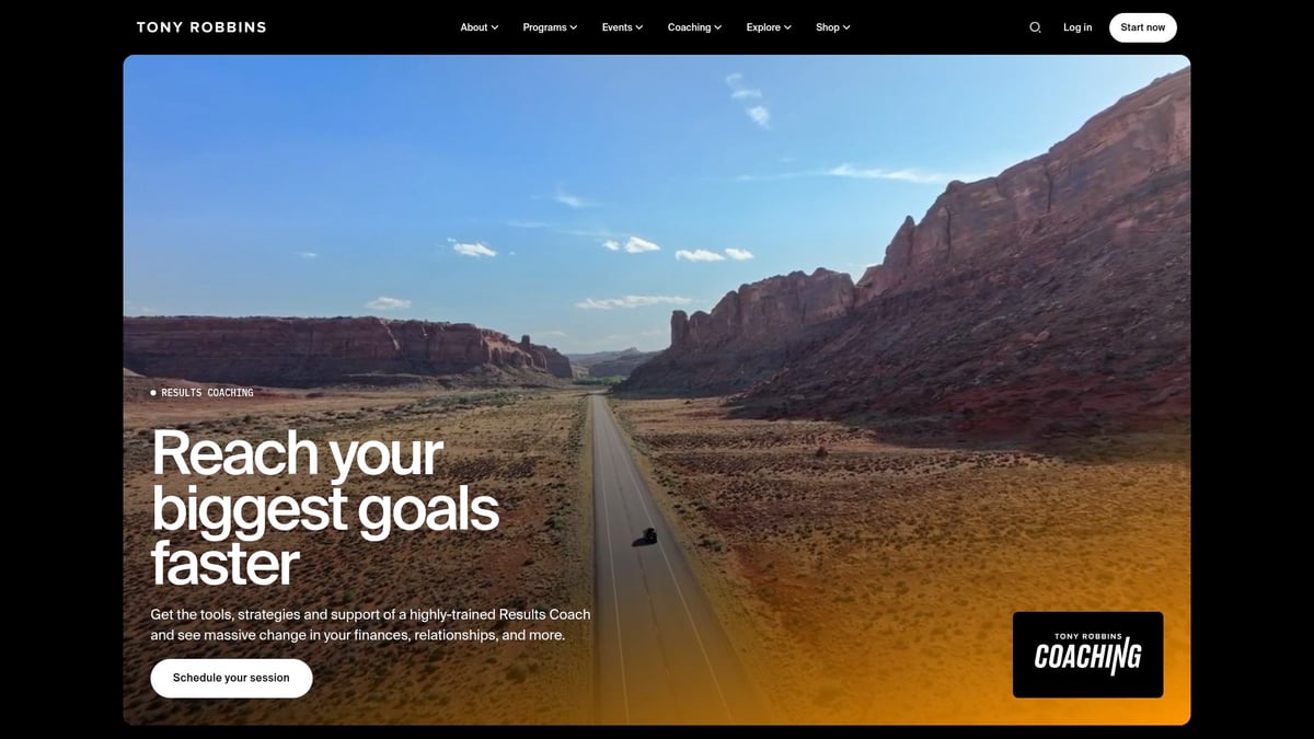 7 Essential Life Coaching Services Online for 2025 Success - Tony Robbins Results Coaching