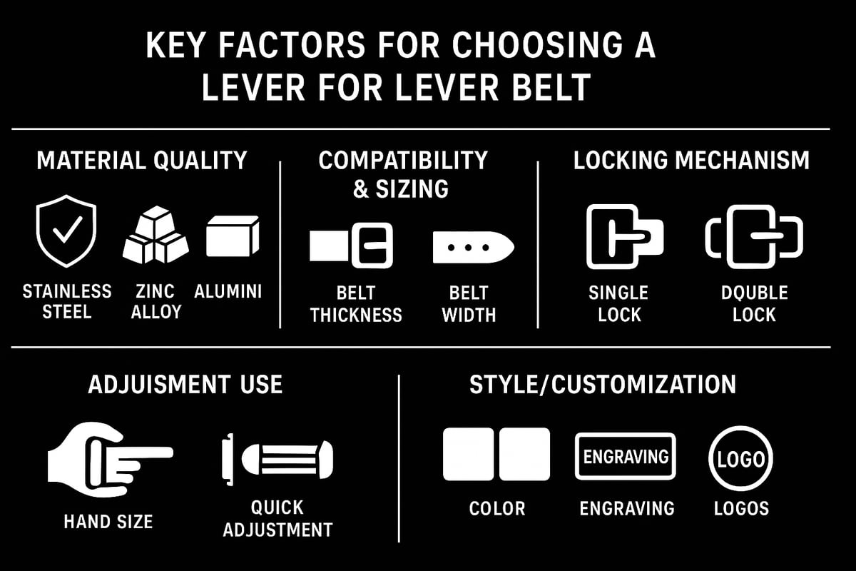 Key Factors to Consider When Choosing a Lever