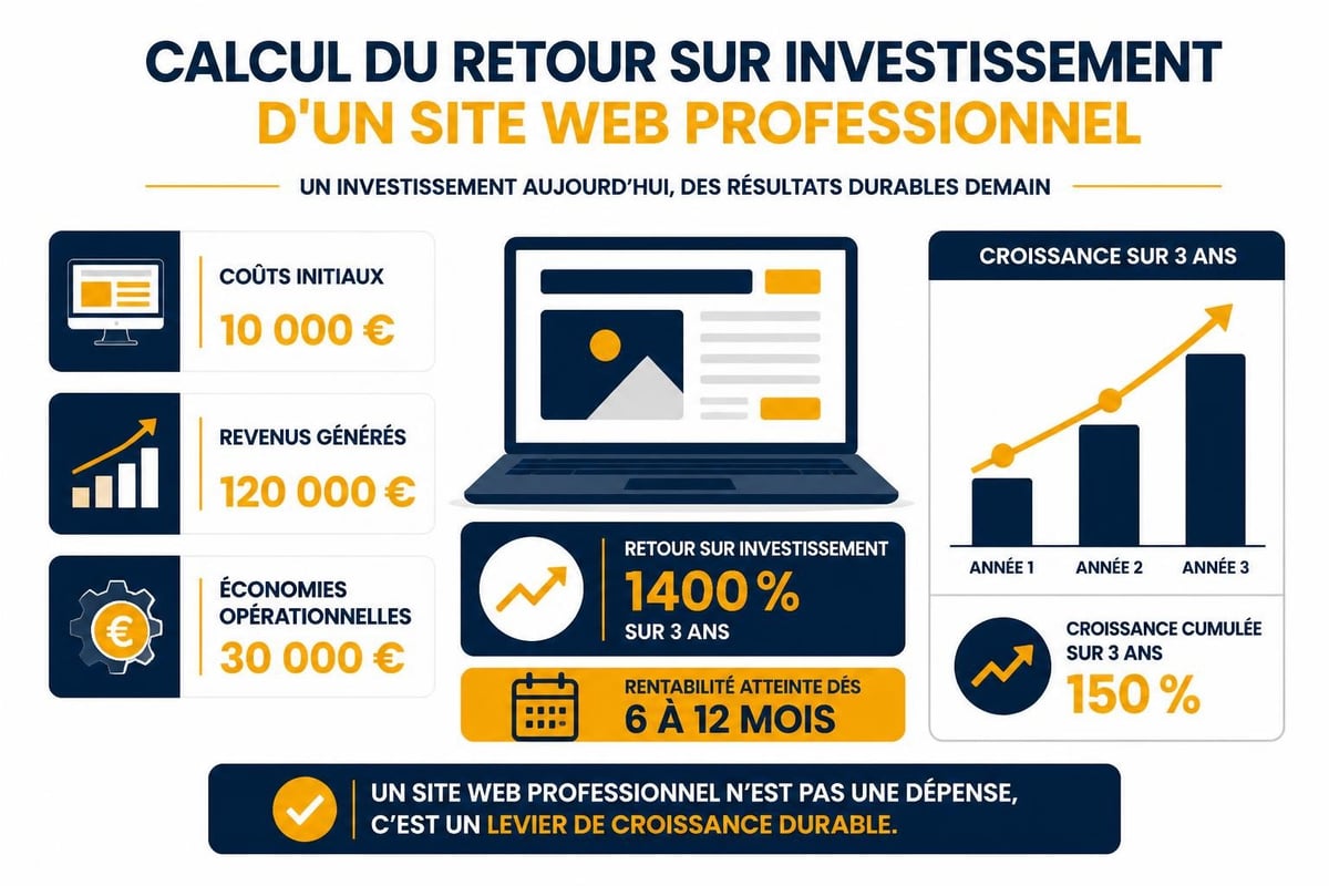 ROI création site web