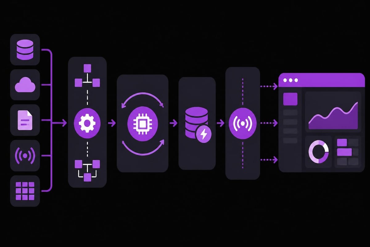 Dashboard data flow architecture