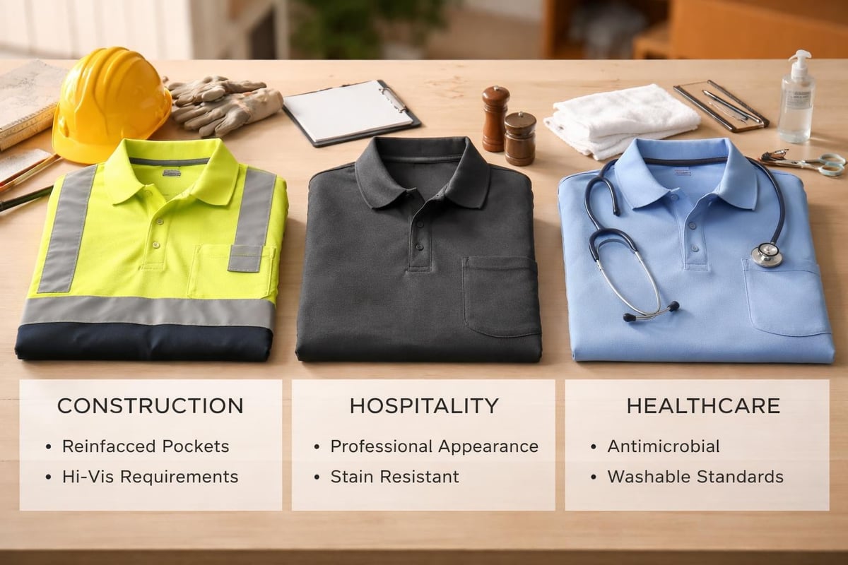 Industry-specific polo requirements