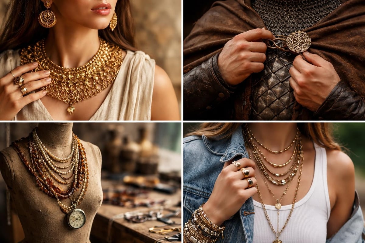 Historical evolution of dress accessories