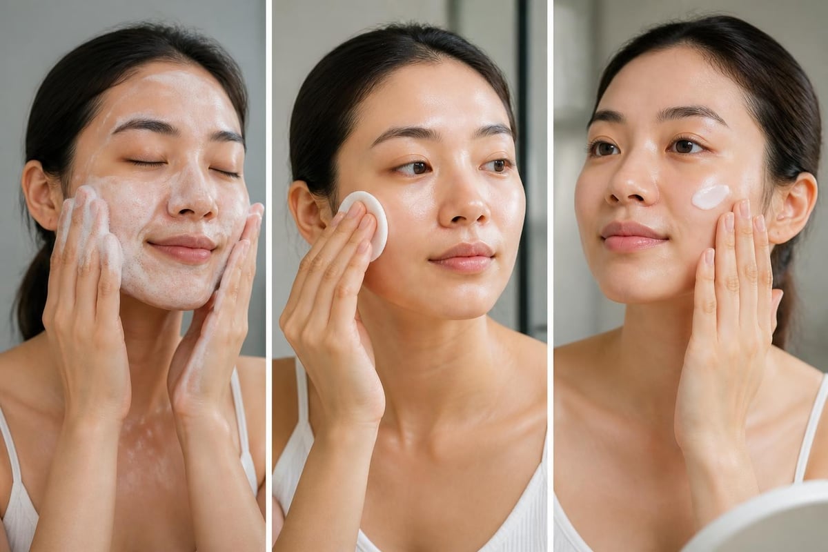 Skincare layering sequence