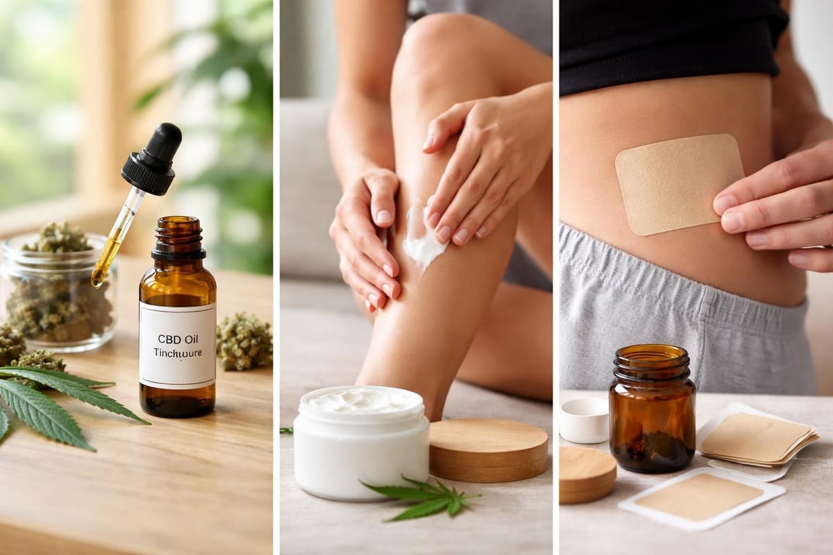 CBD product types for RLS
