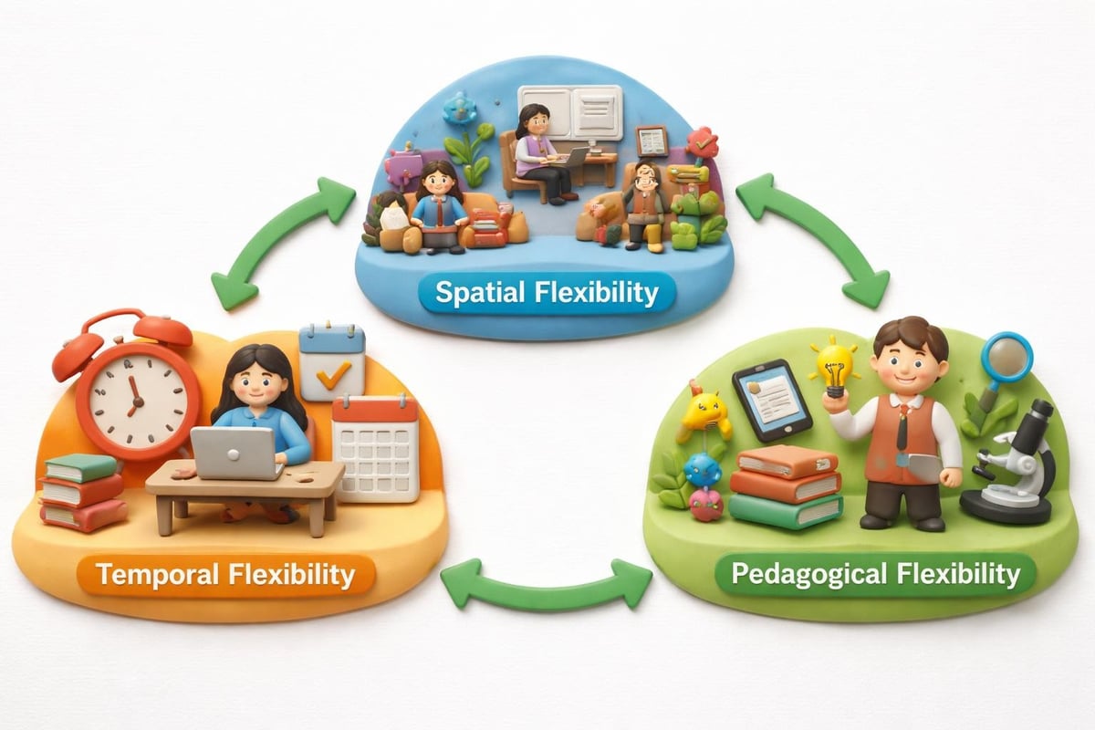 Flexible education dimensions