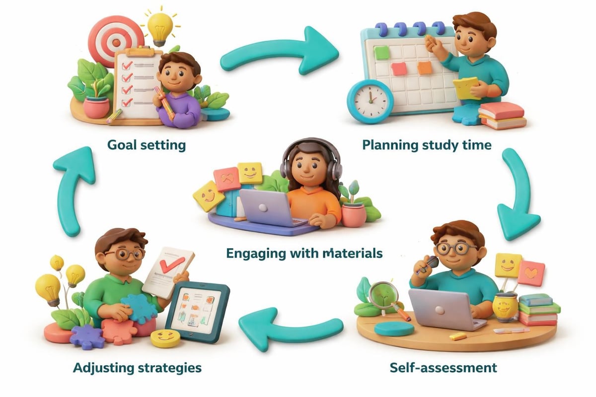Self-regulated learning cycle