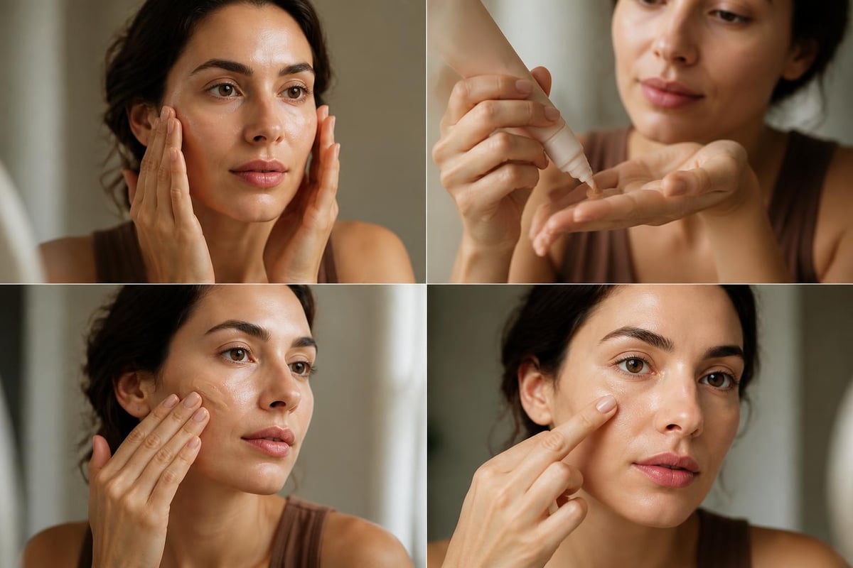 Radiant tinted moisturizer application steps