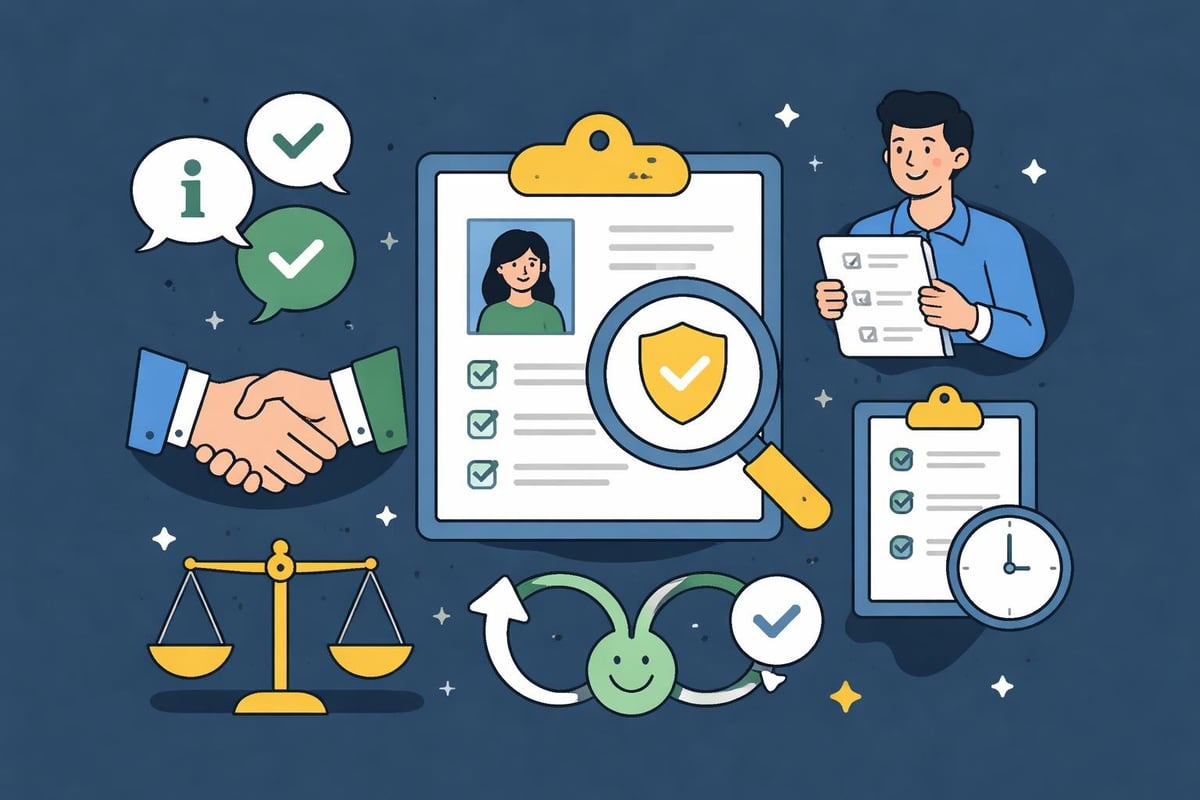 Candidate verification experience
